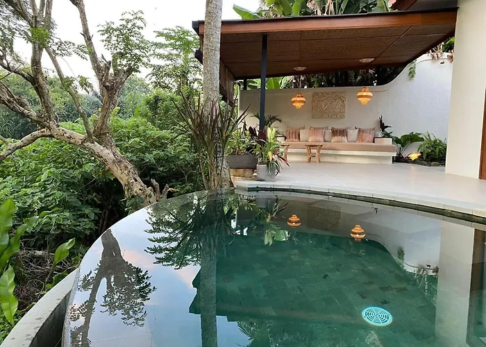 Dancing Orchid Luxe Villa, Private Pool, And Jungle Views Убуд